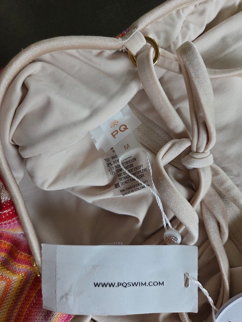PQ Swim Margot One Piece Swimsuit Size Medium NWT $164 - Picture 8 of 11